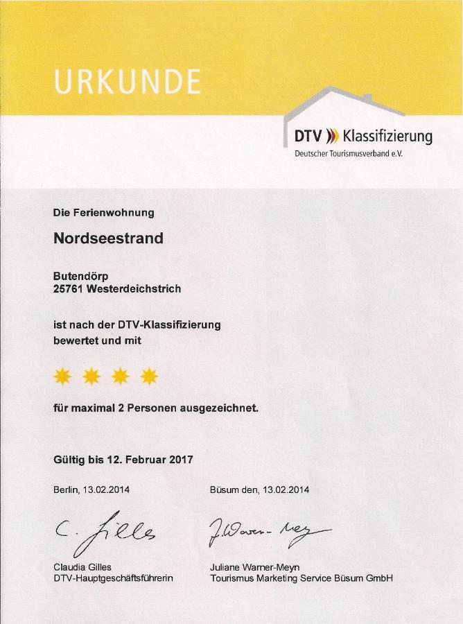 Fewo-Nordseestrand Apartment Busum Ngoại thất bức ảnh